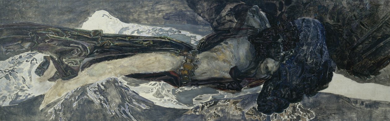 uçan şeytan by Mikhail Aleksandrovich Vrubel