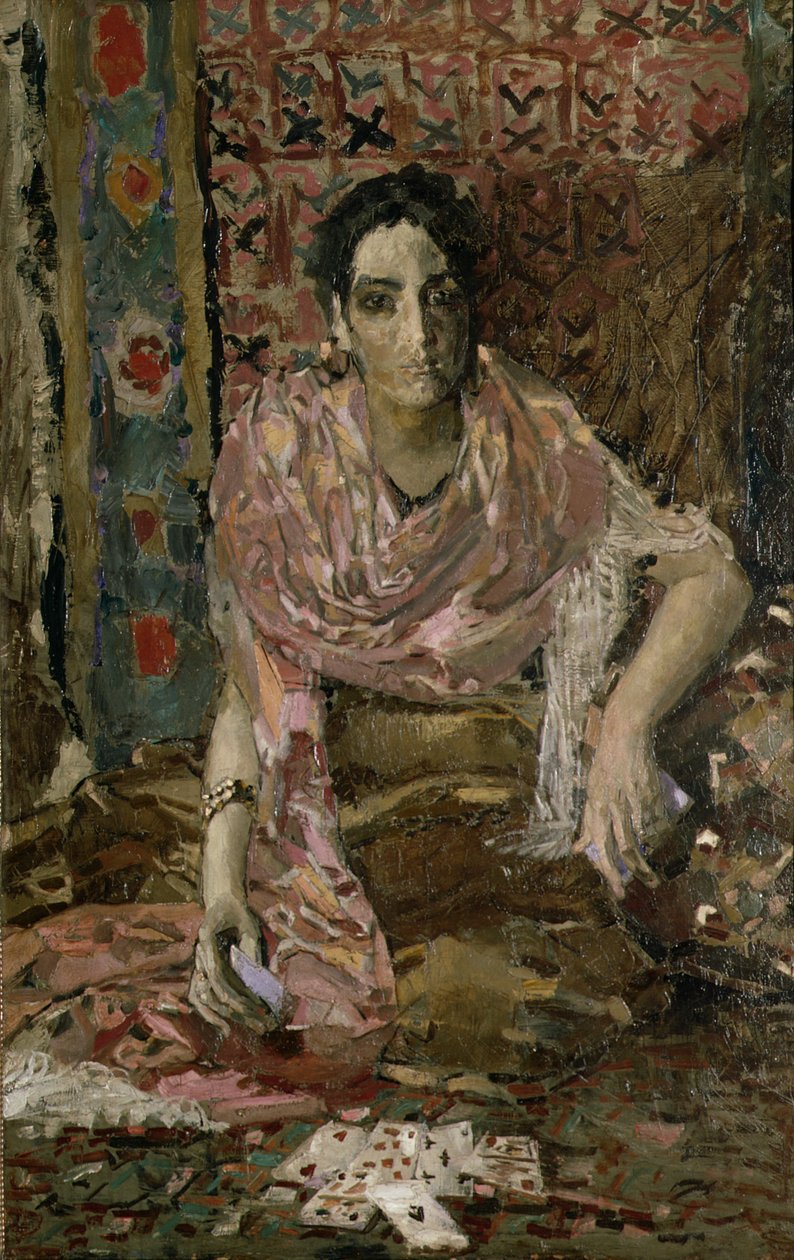 Falcı, 1895 by Mikhail Aleksandrovich Vrubel