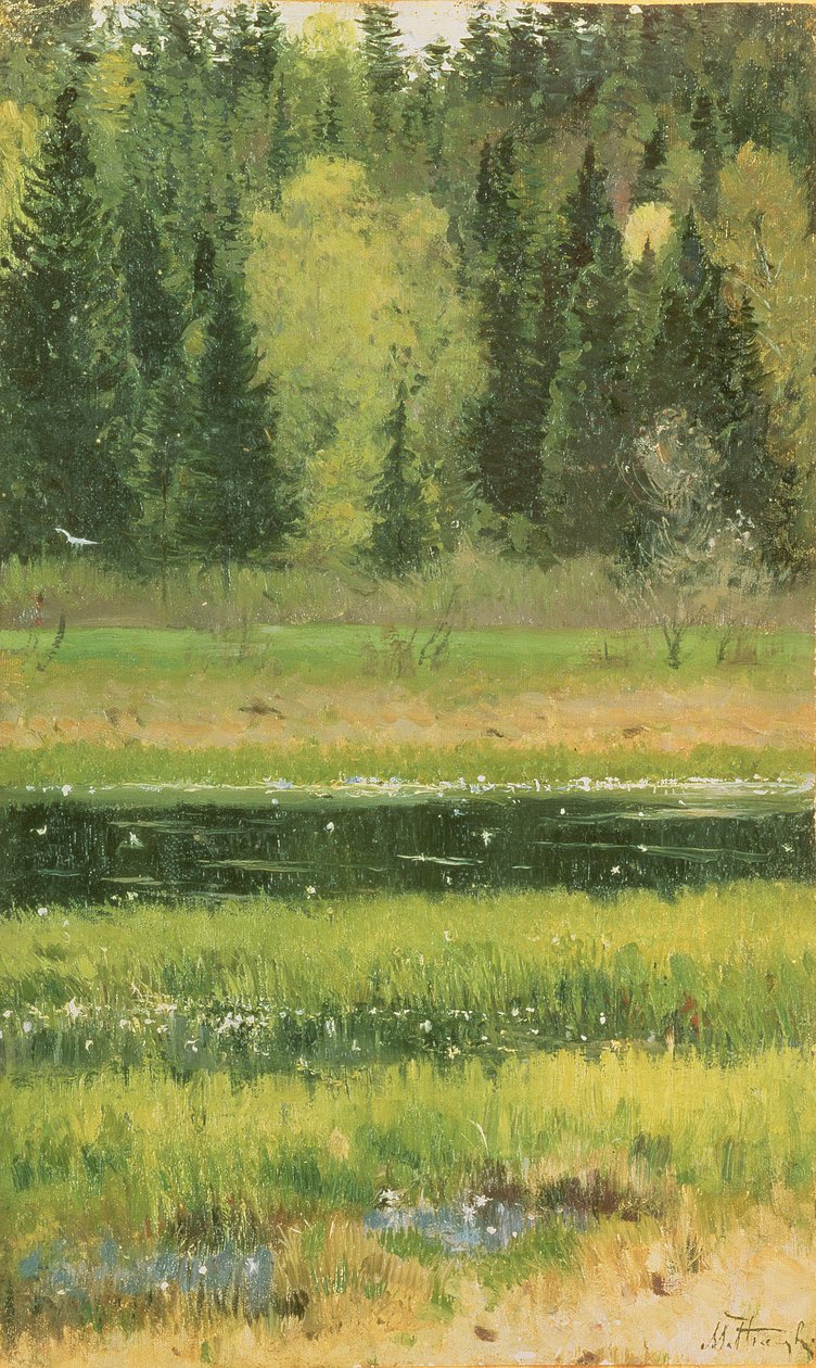 Manzara, 1890 by Mikhail Vasilievich Nesterov