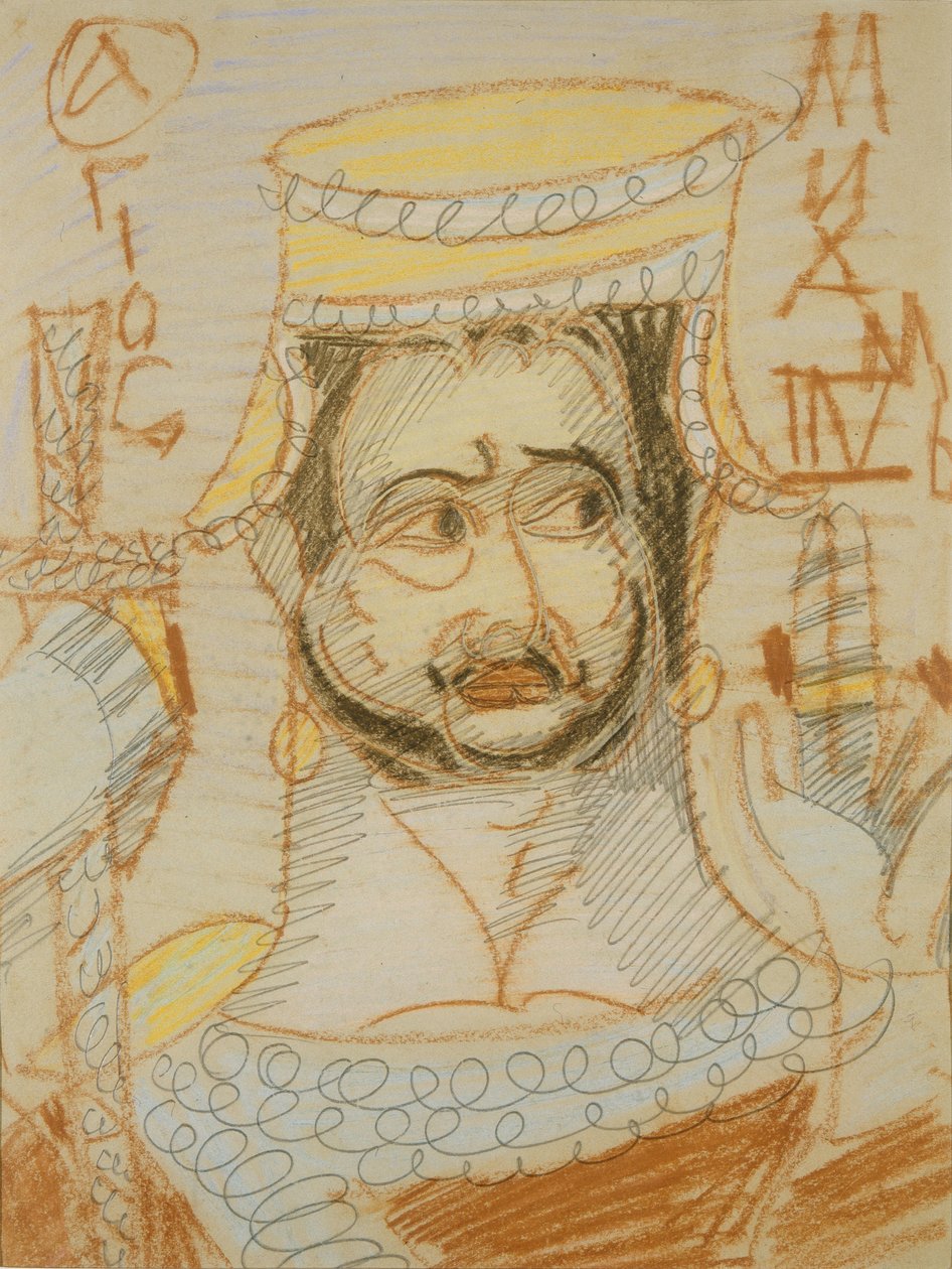 Aziz Mikail Başmelek by Mikhail Aleksandrovich Vrubel