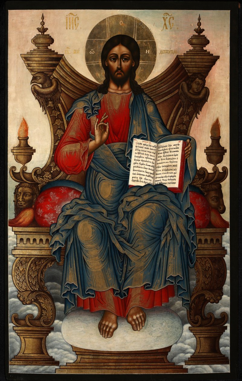 Kurtarıcı Tahtına Geçti, 1762 by Mikhail Alexeyevich Soplyakov