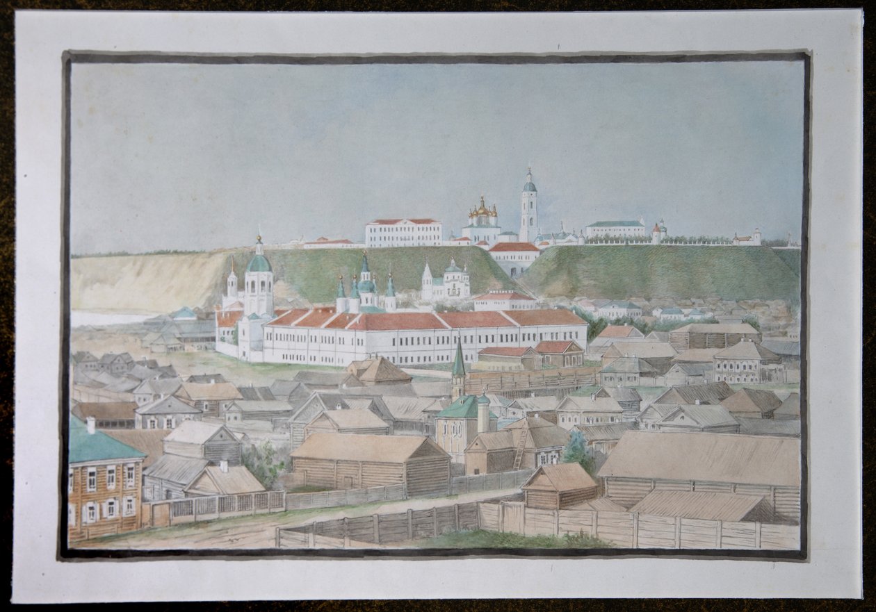 Tobolsk manzarası, 1850