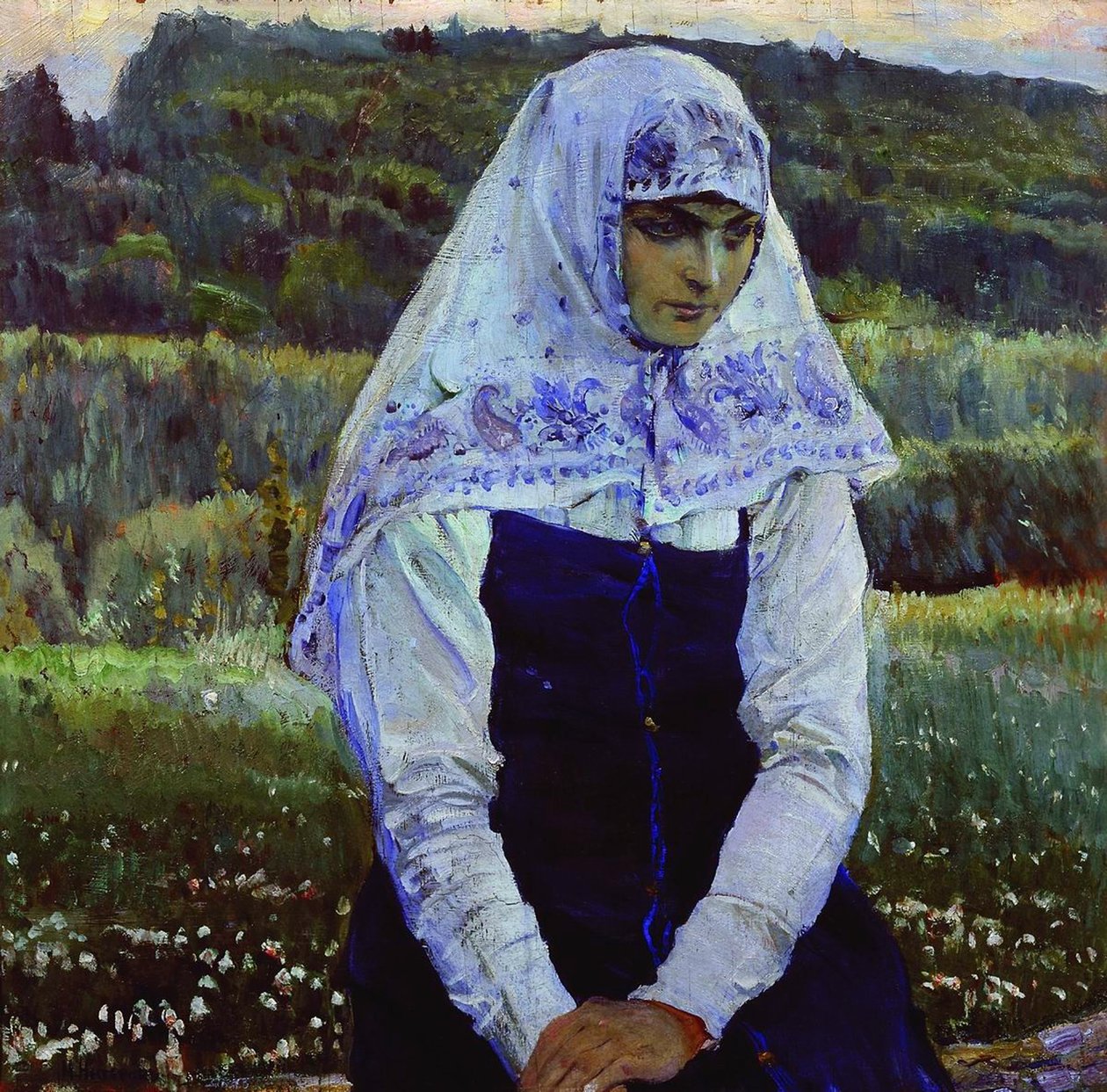 İsa'nın Gelini by Mikhail Vasilievich Nesterov