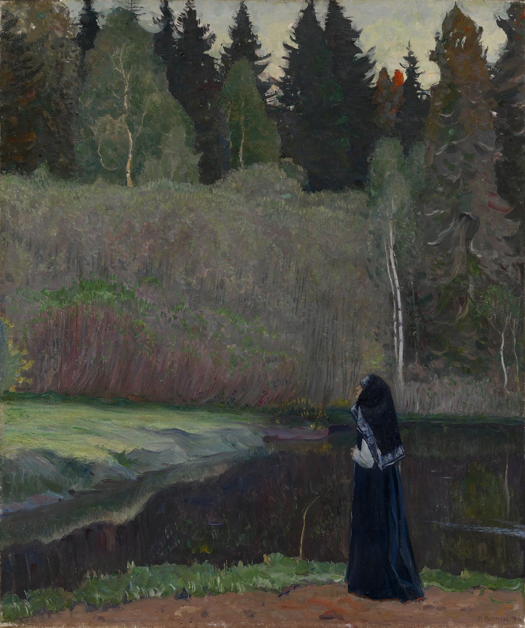 Bülbül Şarkı söylüyor, 1918 by Mikhail Vasilievich Nesterov