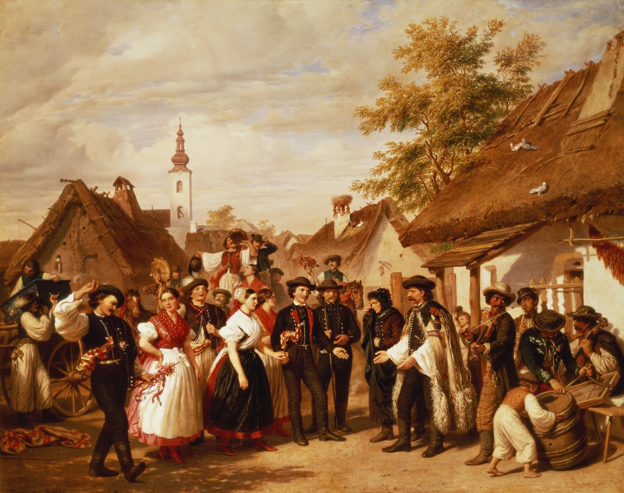 Gelinin Gelişi by Miklós Barabás