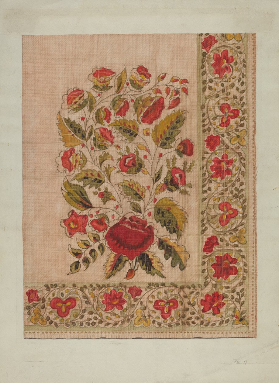 Baskılı Eşarp by Mildred E. Bent