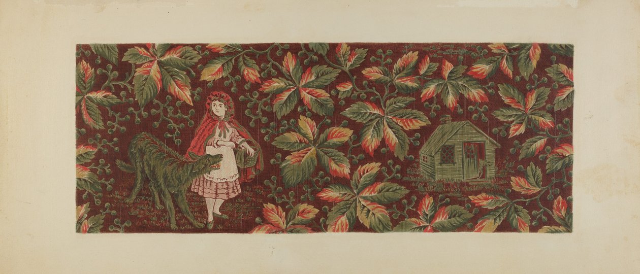 Baskılı Tekstil, c. 1940. by Mildred Ford