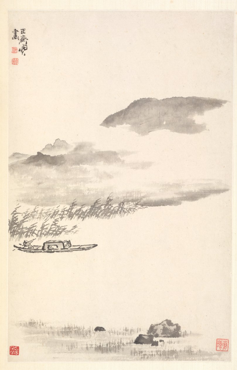 Nehir Manzarası, 1788. by Min Zhen