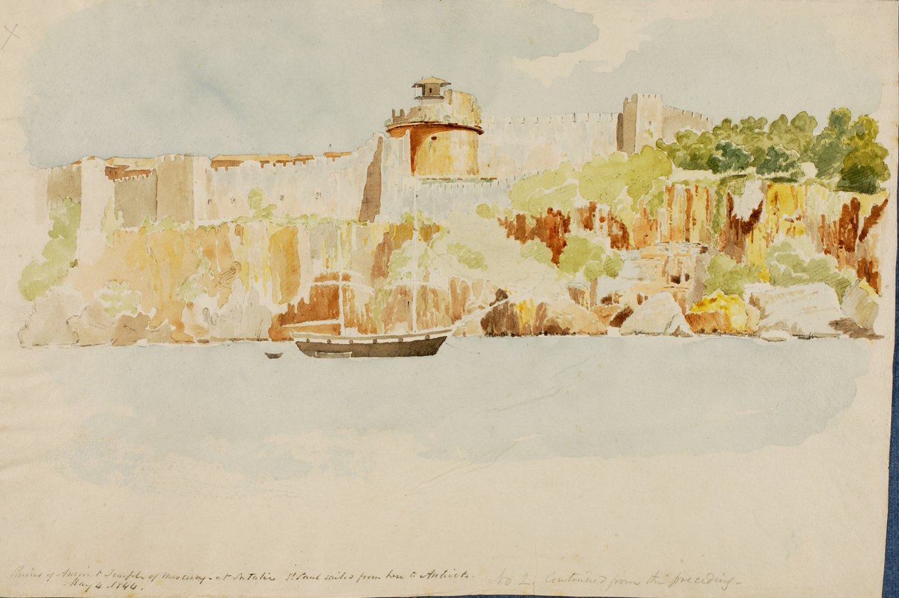 Merkür Tapınağı, 1844. by Miner Kilbourne Kellogg