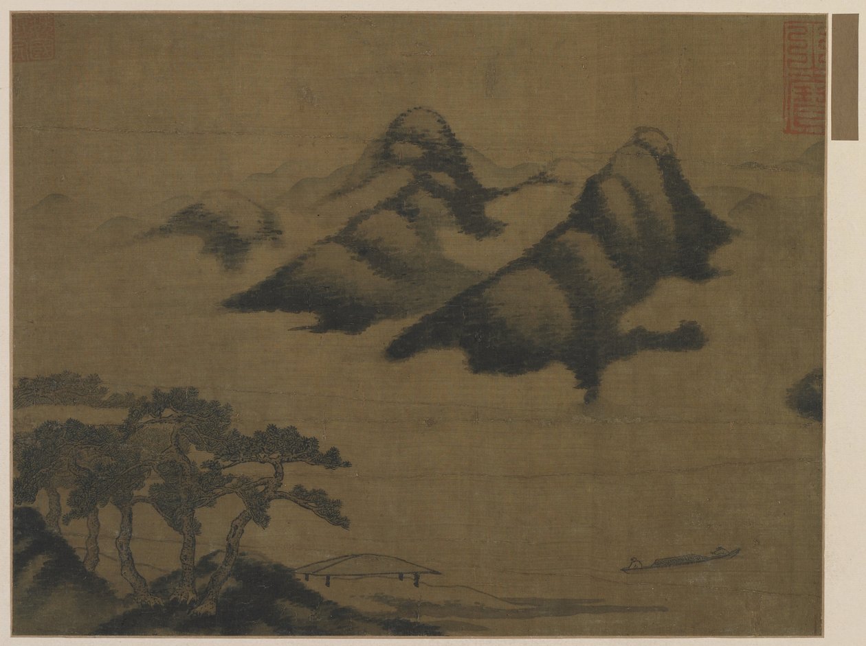 Manzara by Ming Dynasty Chinese School