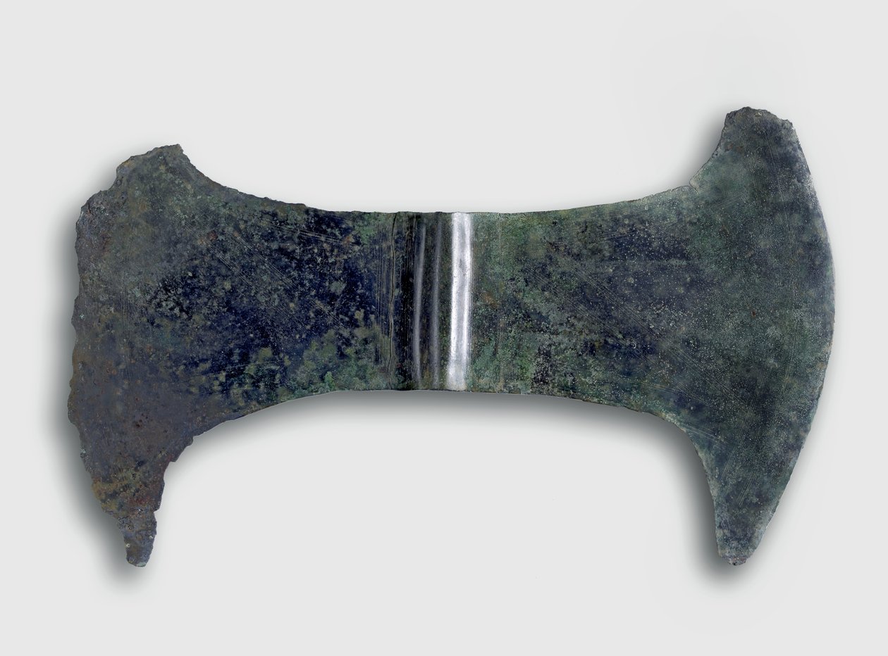 ವೋಟಿವ್ ಡಬಲ್-ಆಕ್ಸ್, ಕ್ರೀಟ್, c.1700-1500 BC (ಕಂಚಿನ) ಟರ್ಕ್ by Minoan