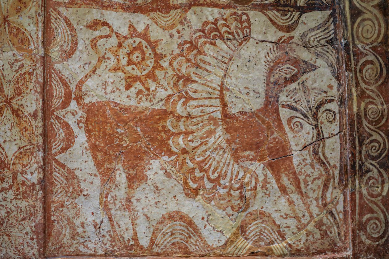 Üçgen kapaklı göğüs gırtlak. 1370-1300 M.Ö. by Minoan