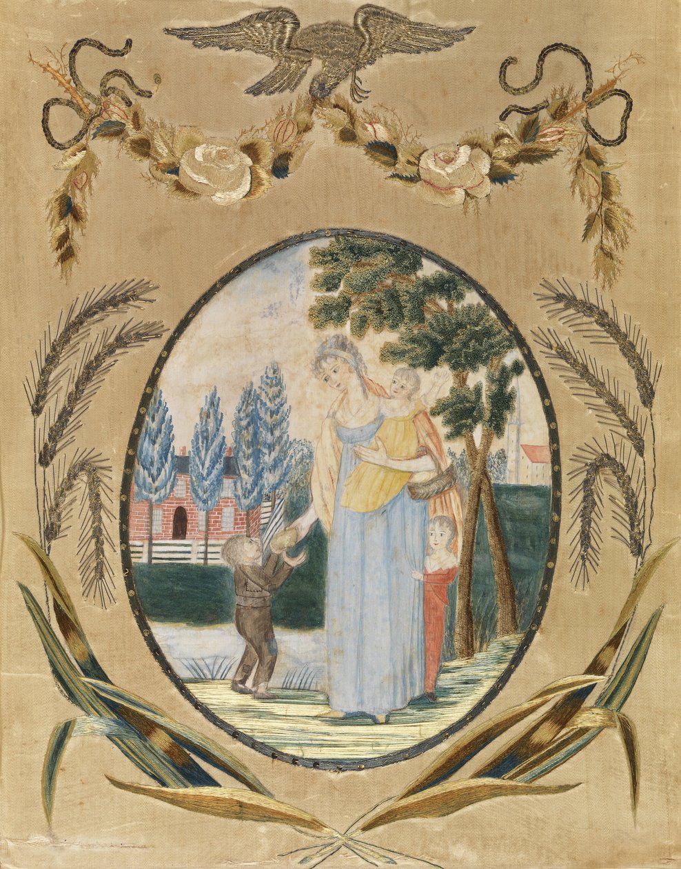 işlemeli resim by Misses Patten