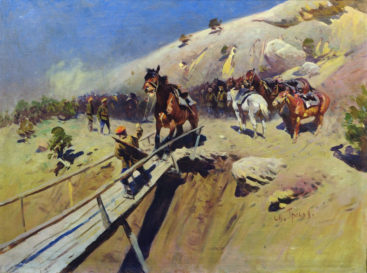 Şeytan Köprüsü, 1931 by Mitrofan Borisovic Grekov