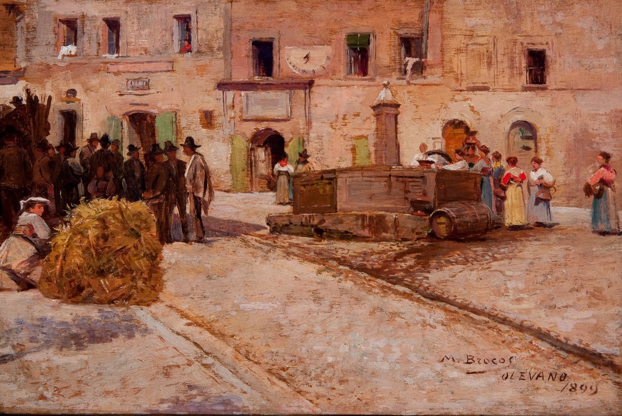 Olevano Romano, İtalya by Modesto Brocos Gómez