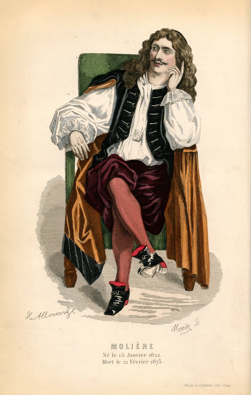 "Moliere", 1868. by Monnin