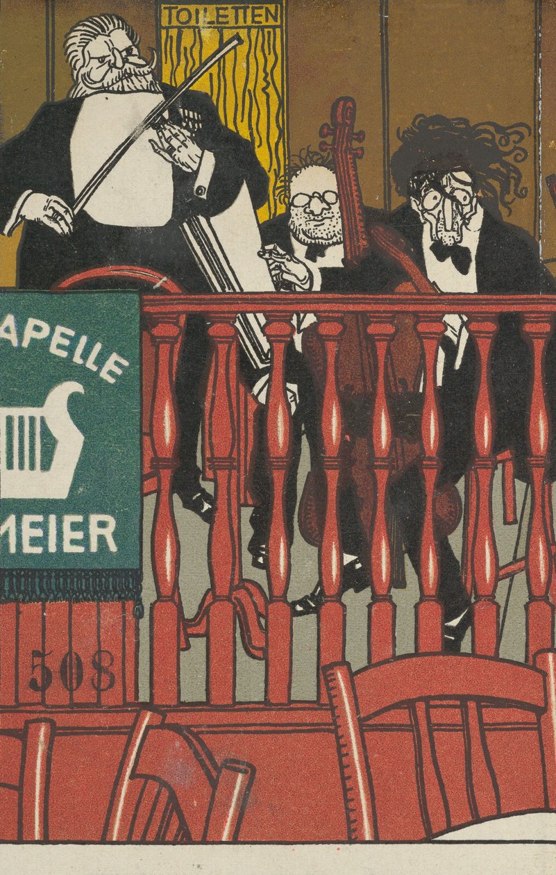 Salon Orkestrası Meier, 1911. by Moritz Jung