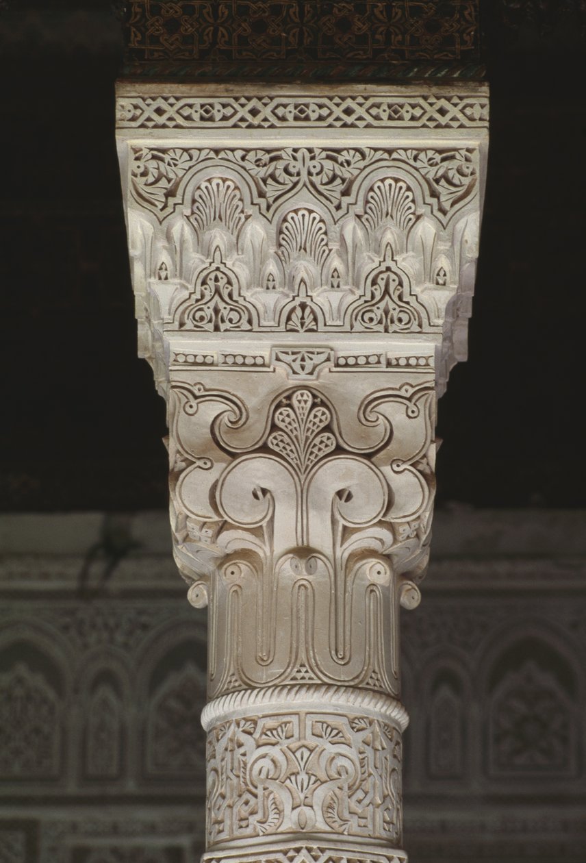 Thamiel glaoui Kasbah, sermaye (sıva) by Moroccan School