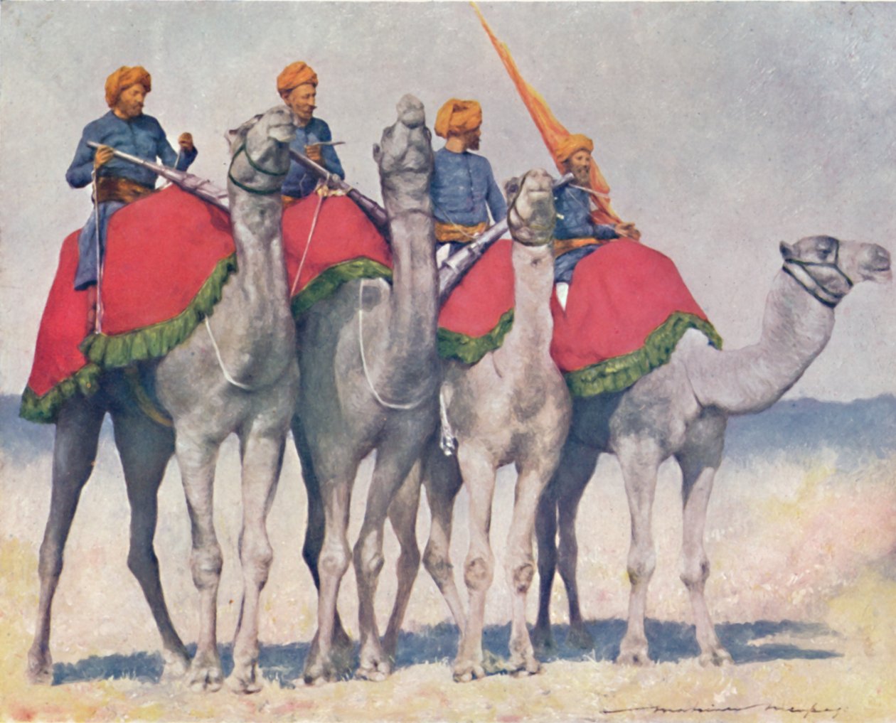 'Alwar'dan Deve', 1903 by Mortimer L Menpes