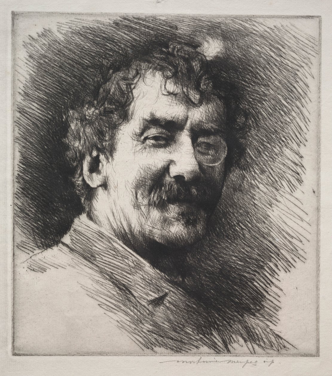 James MacNeill Whistler. by Mortimer Menpes