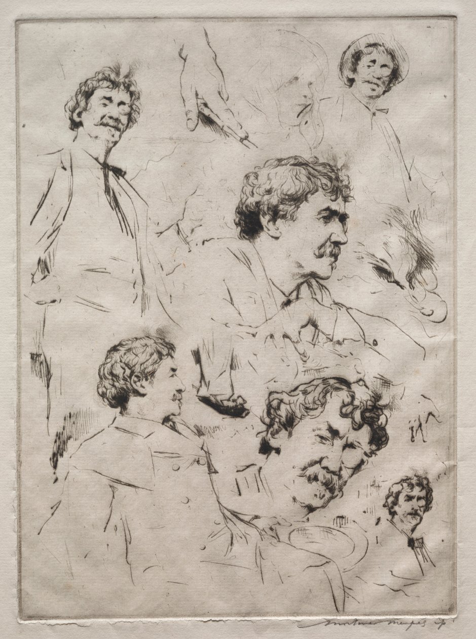 James MacNeill Whistler. by Mortimer Menpes
