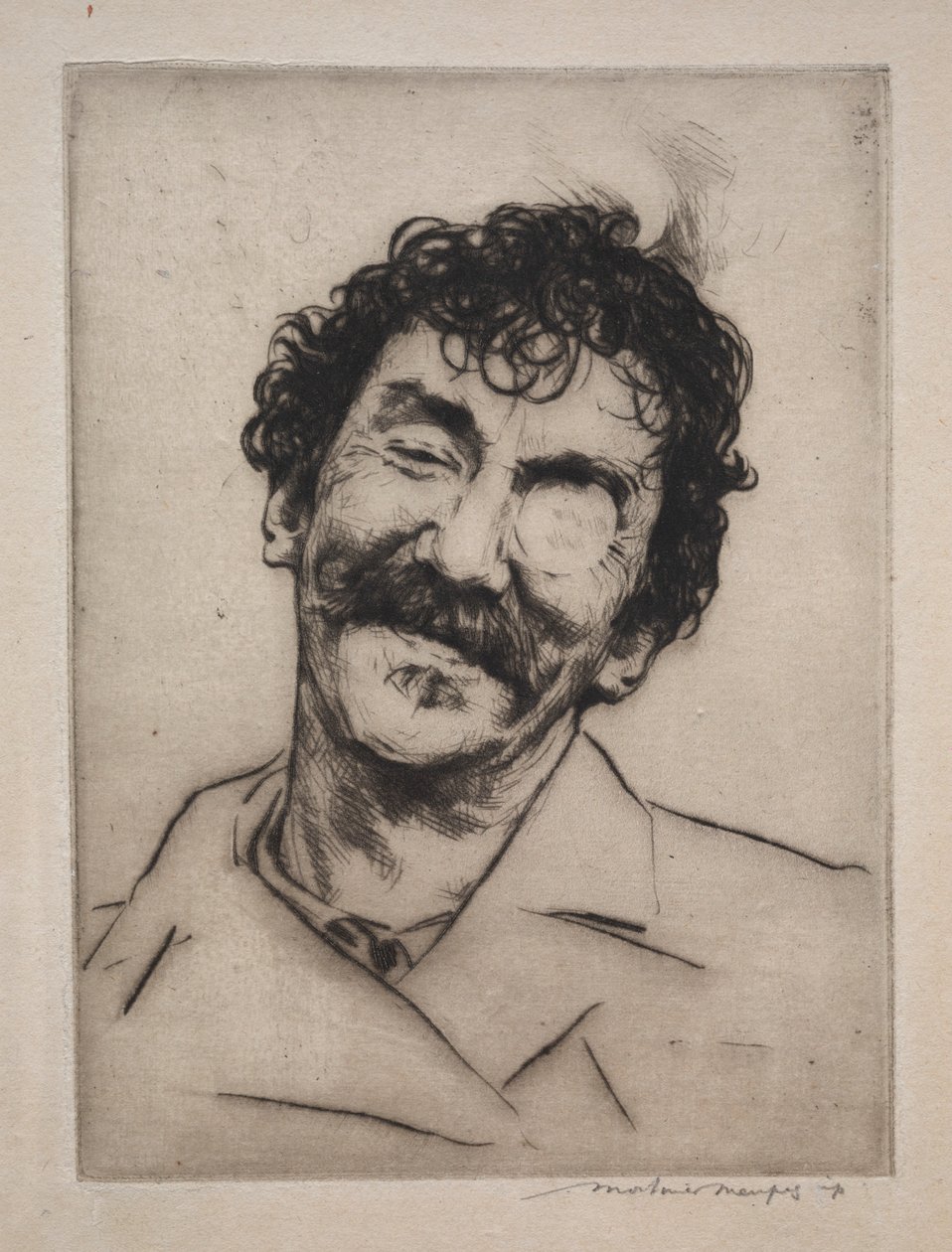 James MacNeill Whistler. by Mortimer Menpes