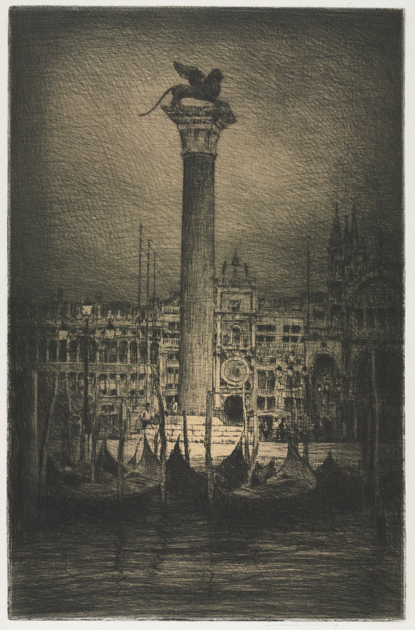 Aziz Marks Meydanı, 1910. by Mortimer Menpes