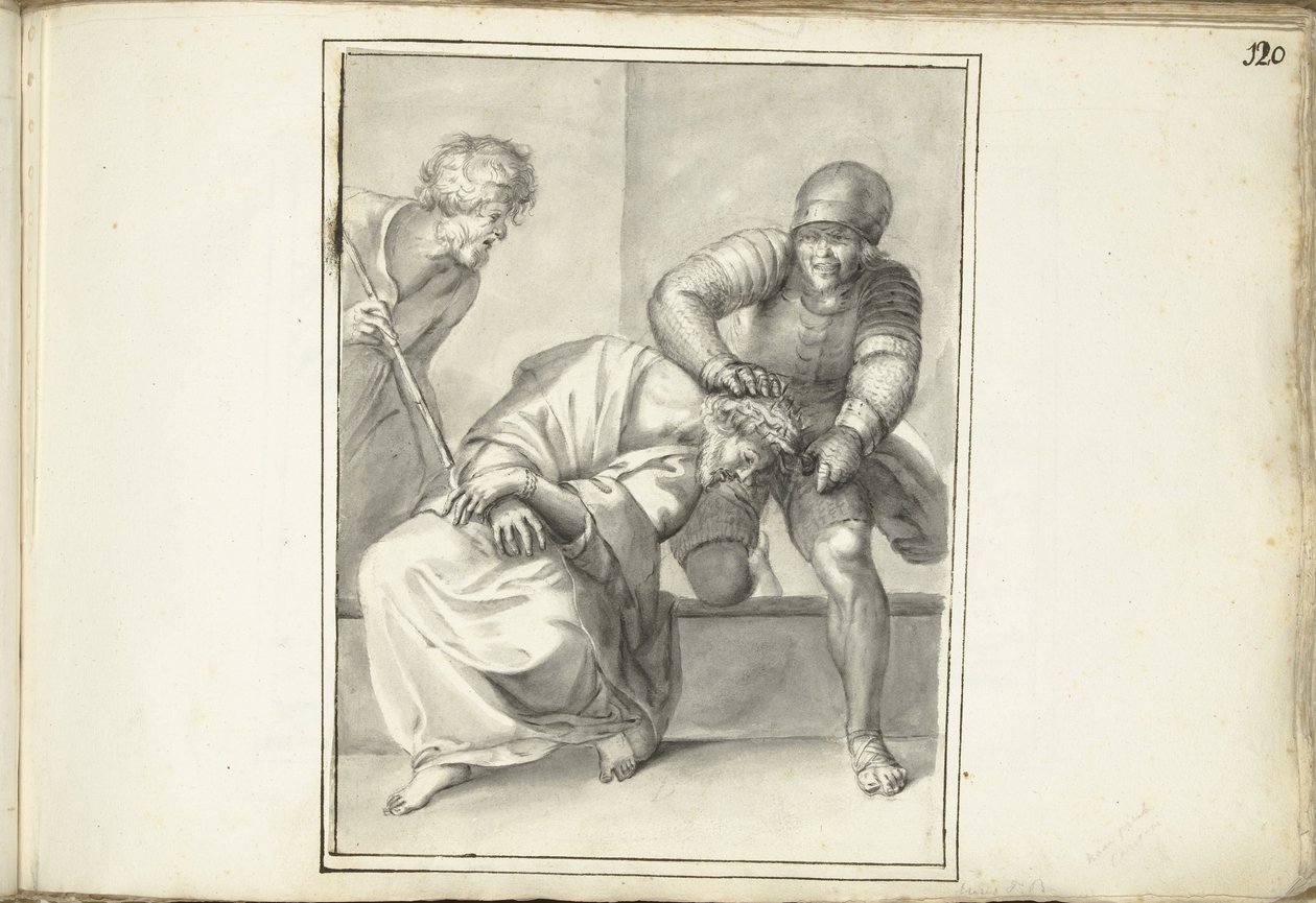 İsa dikenlerle taçlandı by Moses Ter Borch
