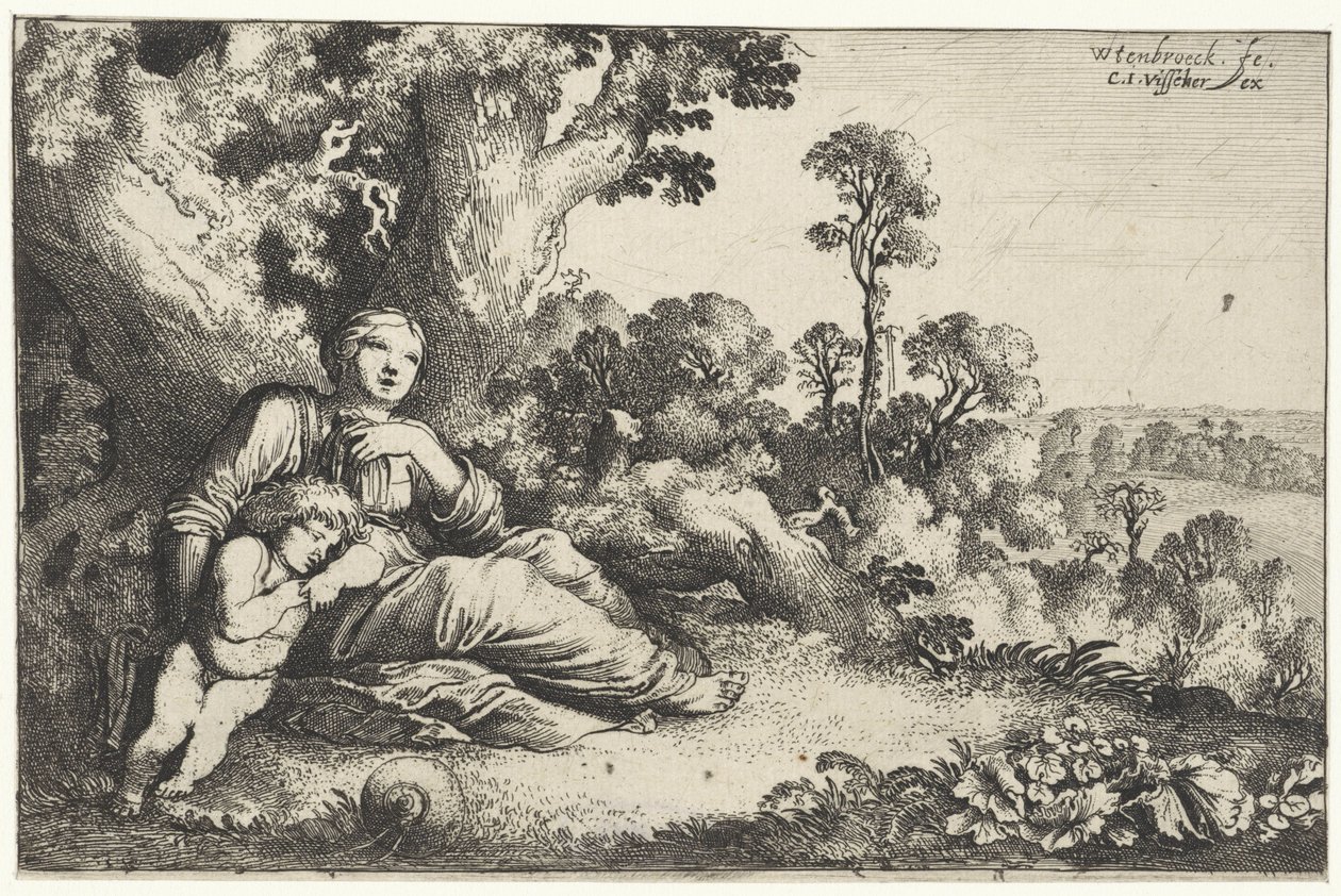 Çölde Hacer ve İsmail by Moyses van Wtenbrouck