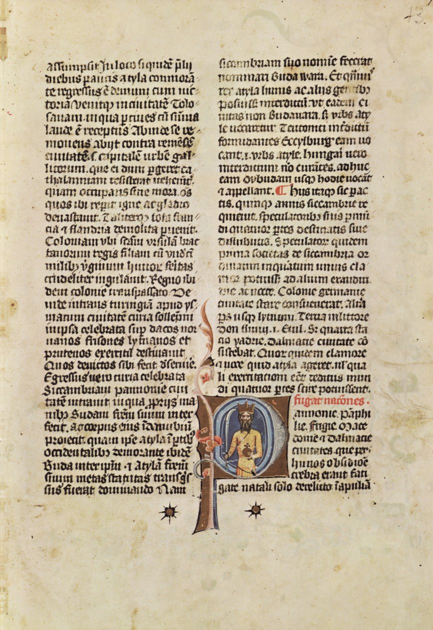 Işıklı Chronicle; Chronicon Pictum; Resim Chronicle 13 by Márk Kálti
