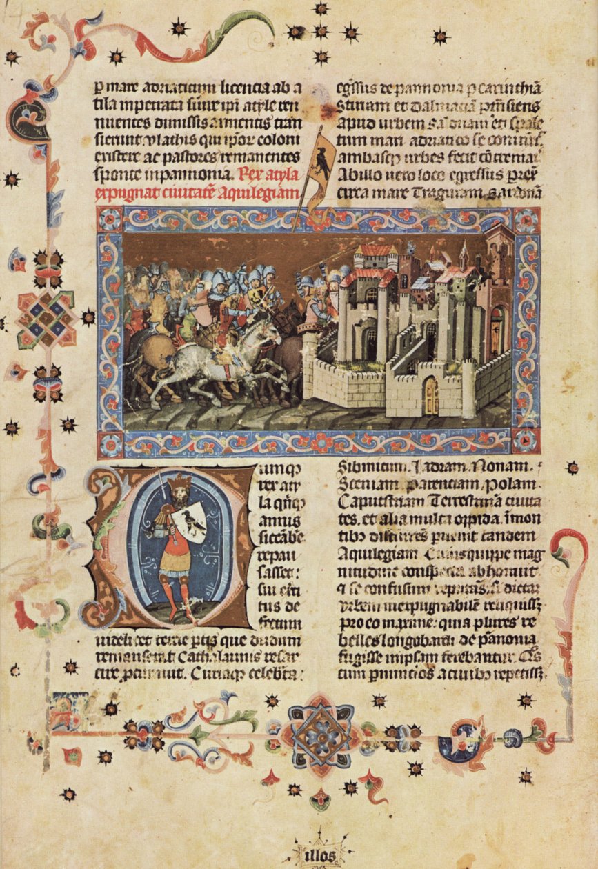 Işıklı Chronicle; Chronicon Pictum; Resim Chronicle 14 by Márk Kálti