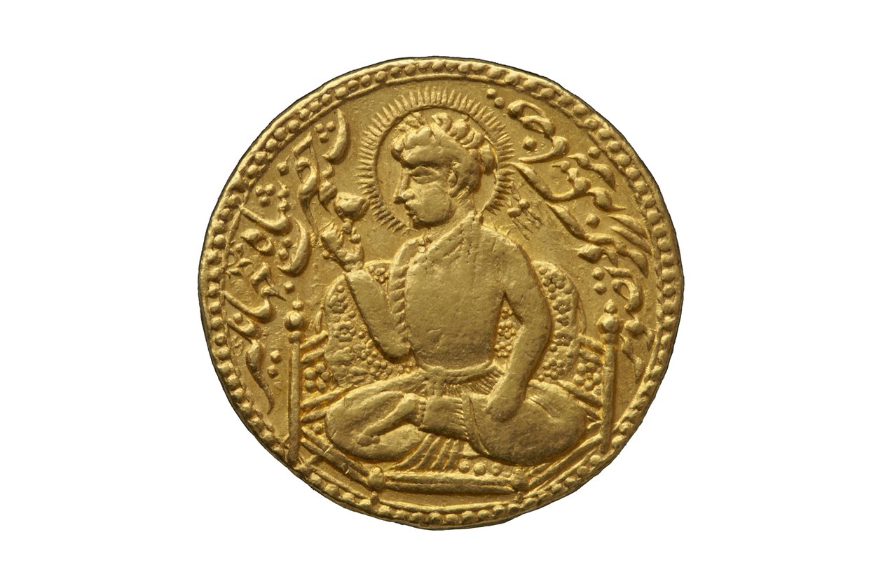 Babür parası (altın) by Mughal School