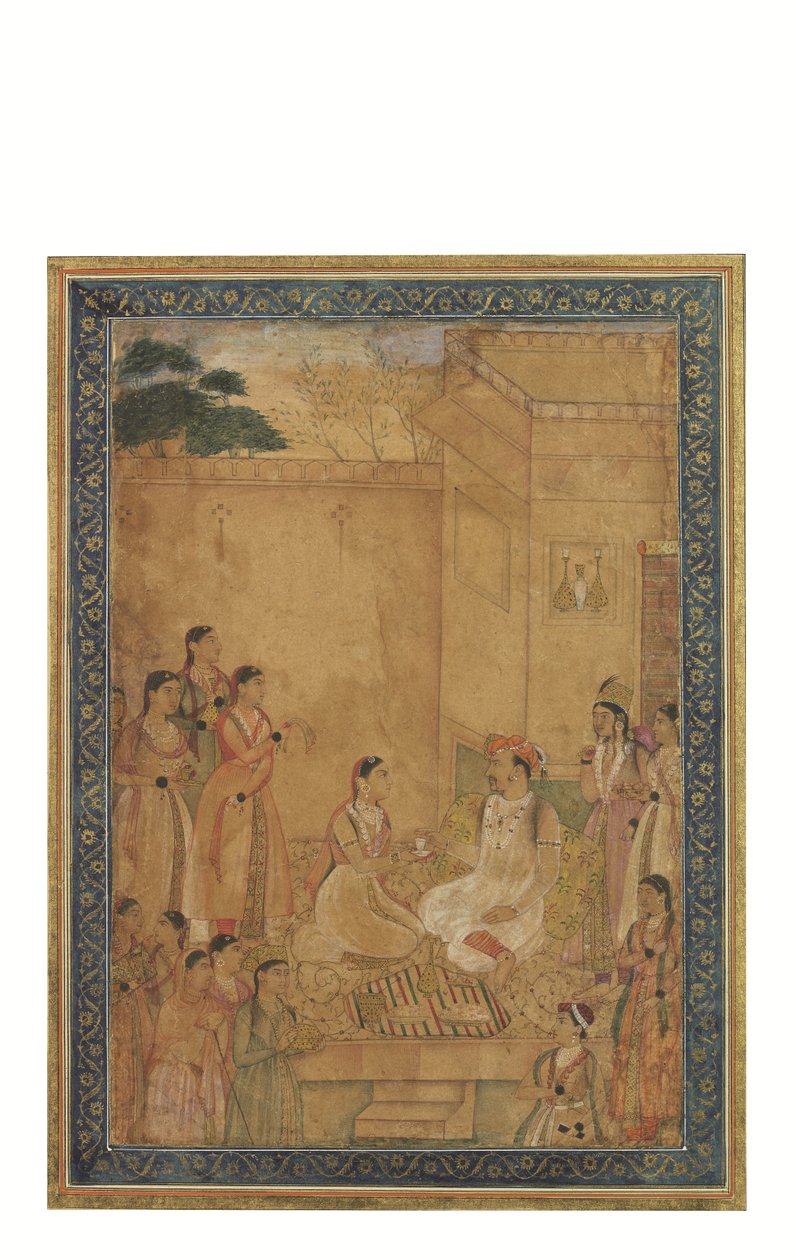 Zenana'daki İmparator Jahangir by Mughal School