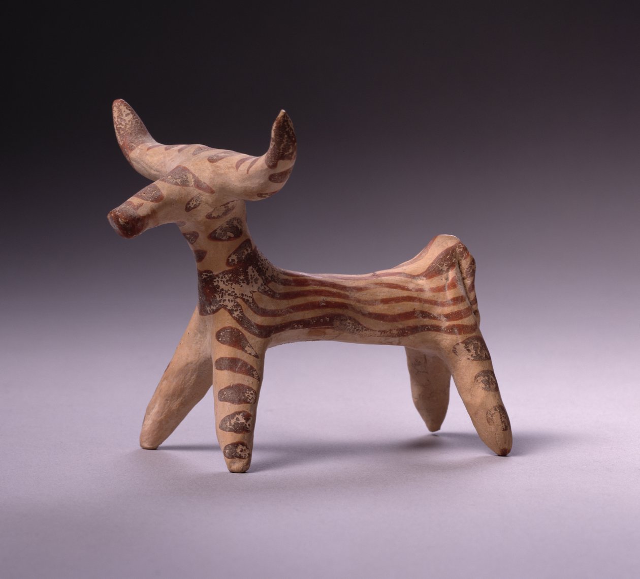 Boğa, yaklaşık MÖ 1400-1100 (pişmiş toprak) by Mycenaean