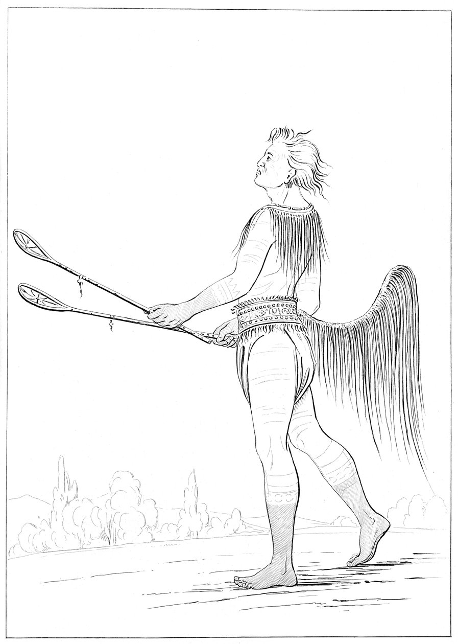 Seçkin Bir Top Oyuncusu, 1841. by Myers and Co