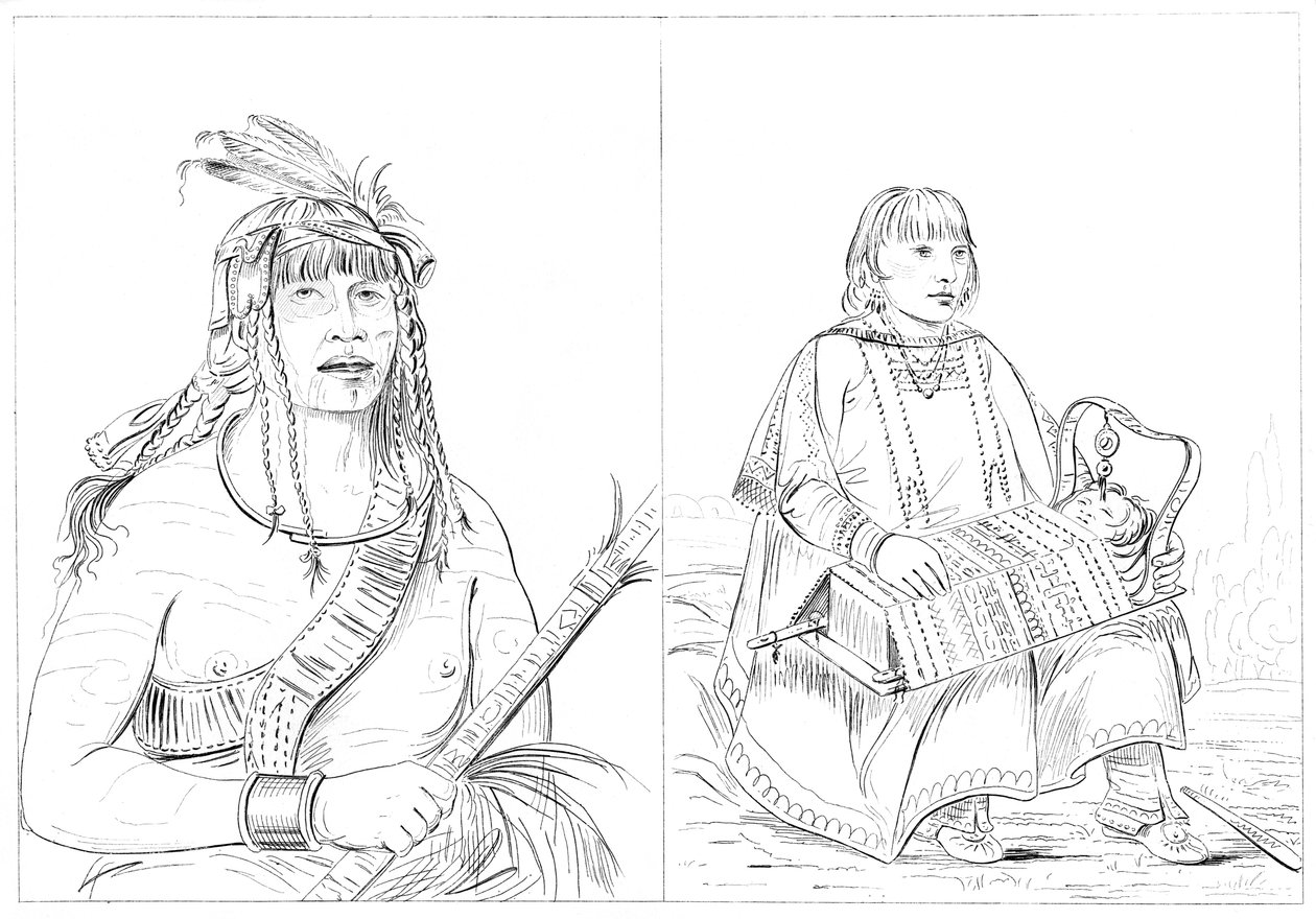 Chippewas, 1841. by Myers and Co