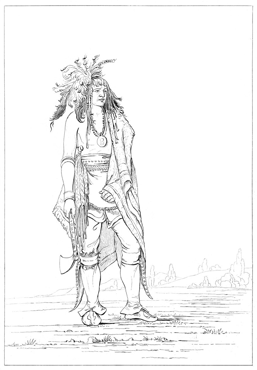 Iroquois cesur, 1841. by Myers and Co