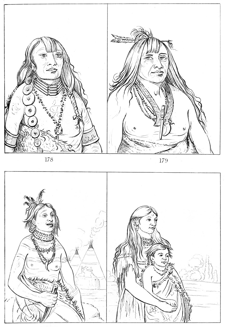 Kiowas, 1841. by Myers and Co