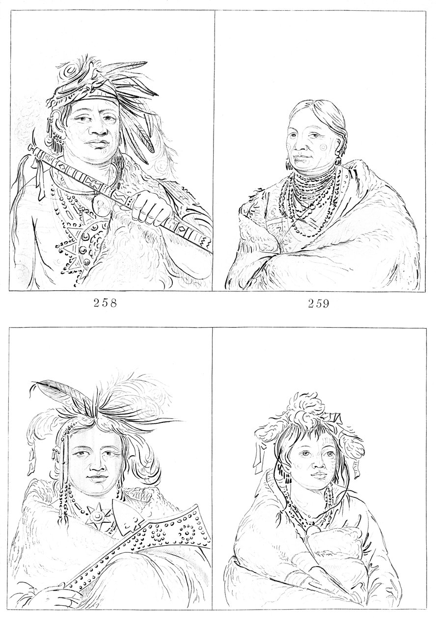 Menomenler, 1841. by Myers and Co