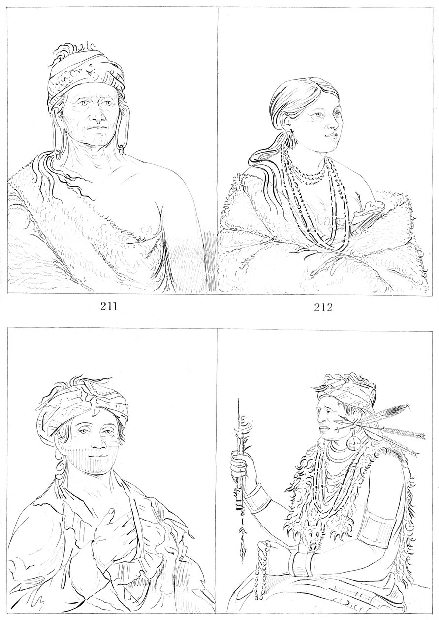 Shawnees, 1841. by Myers and Co