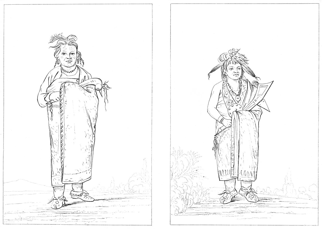 Winnebagoes, 1841. by Myers and Co