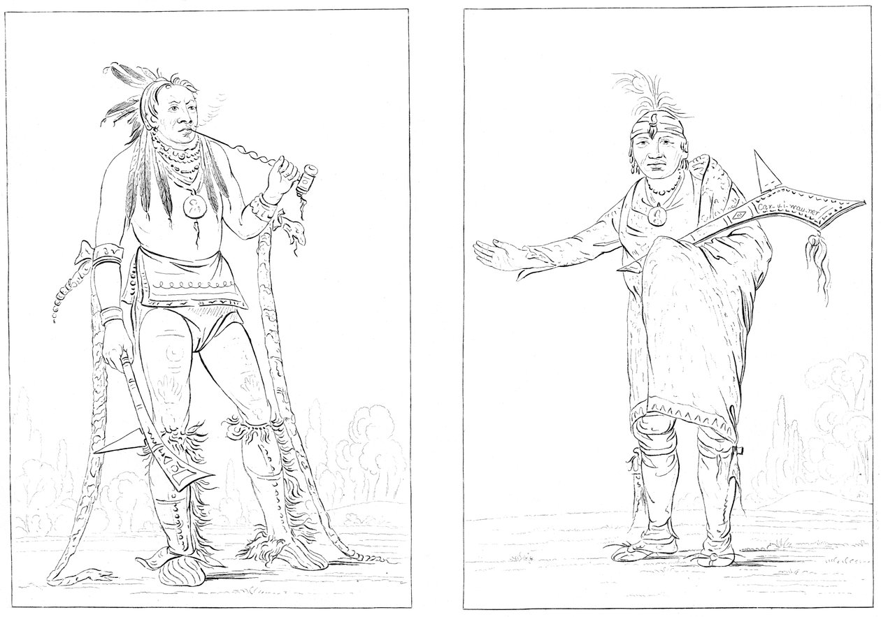 Winnebagoes, 1841. by Myers and Co