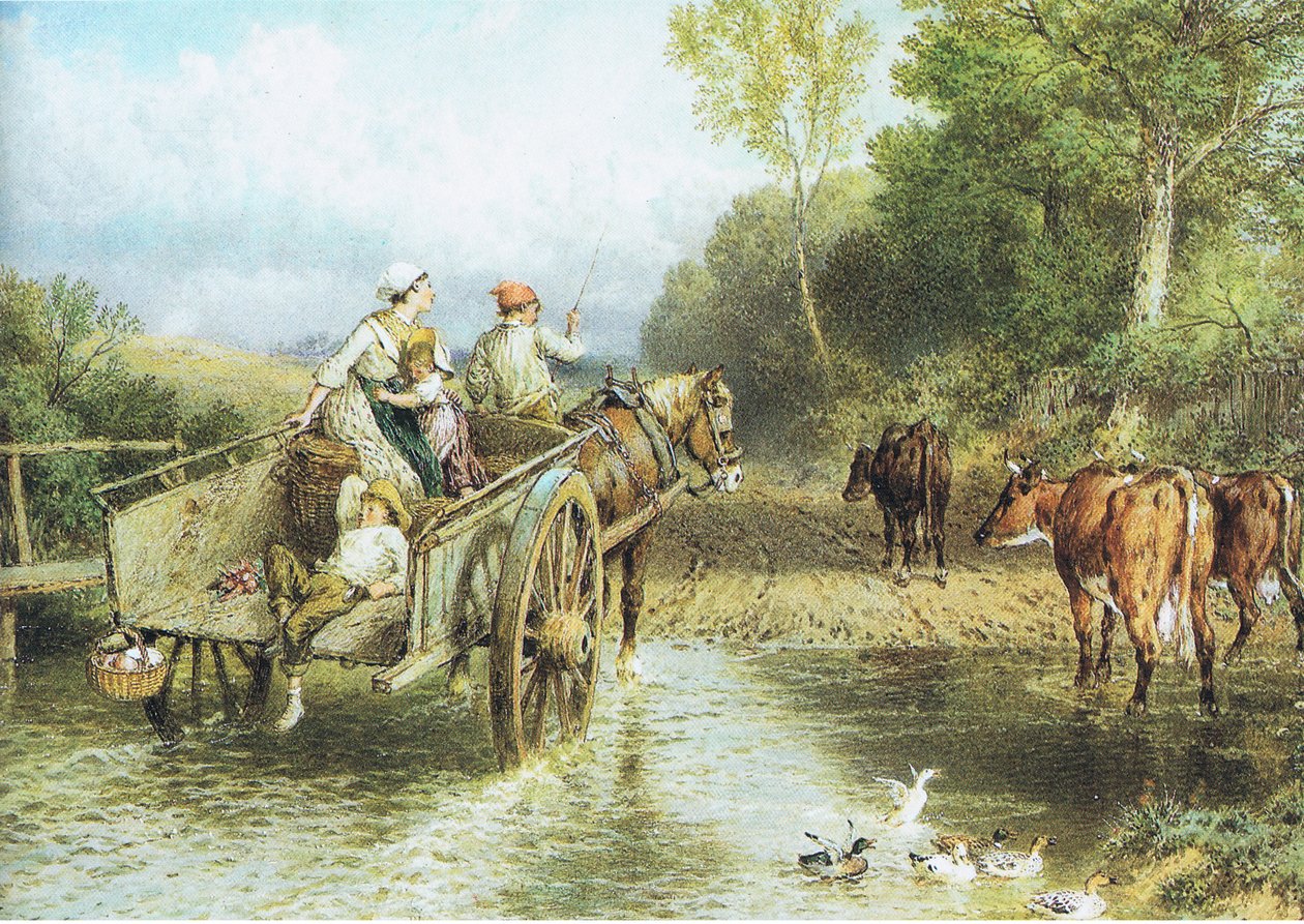 Pazardan dönüş by Myles Birket Foster