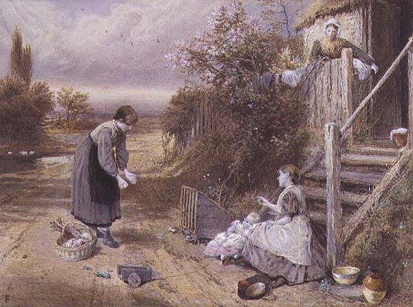 oyun zamanı by Myles Birket Foster