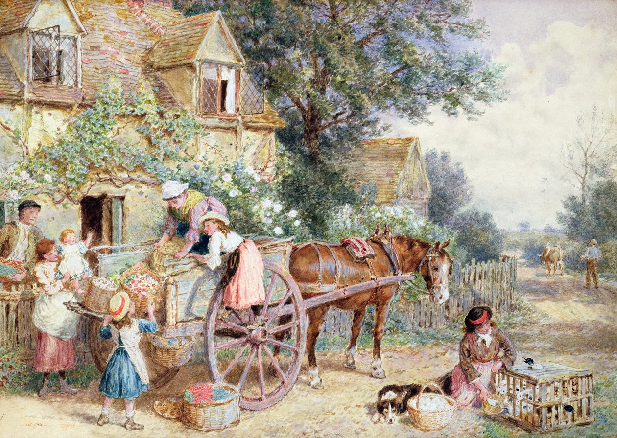 Bilinmeyen resim by Myles Birket Foster