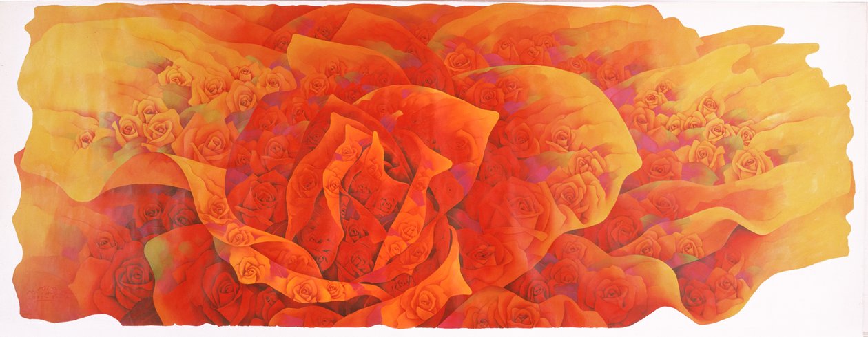 Büyük Bir Gül, c.2002-03 by Myung Bo Sim
