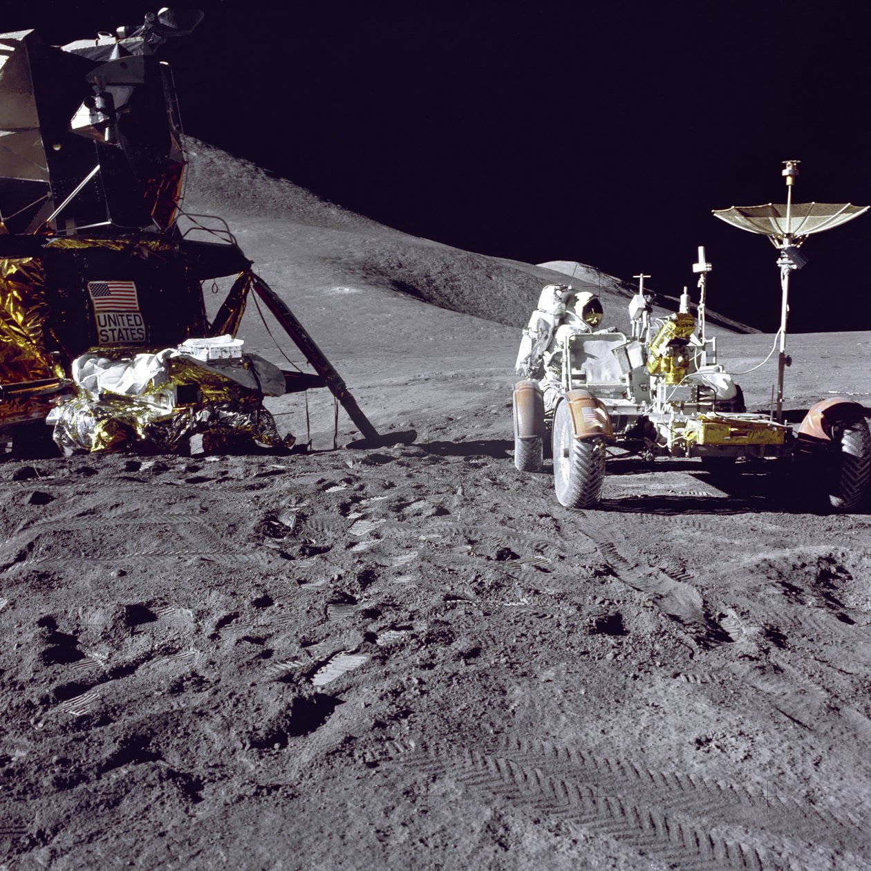 Apollo 15 - NASA, 1971. by NASA Images