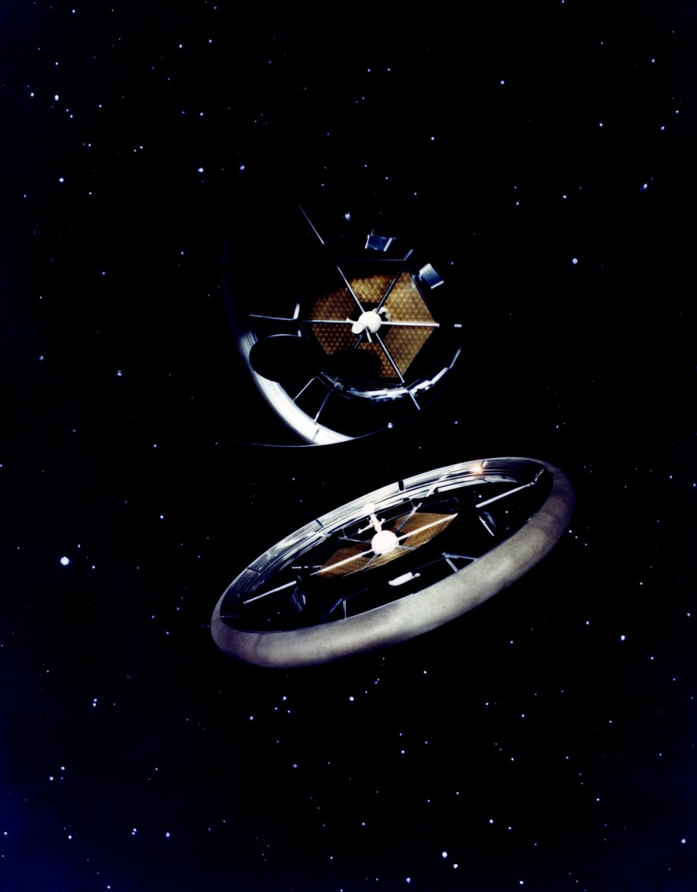 Torus kolonisinin modeli, c1970