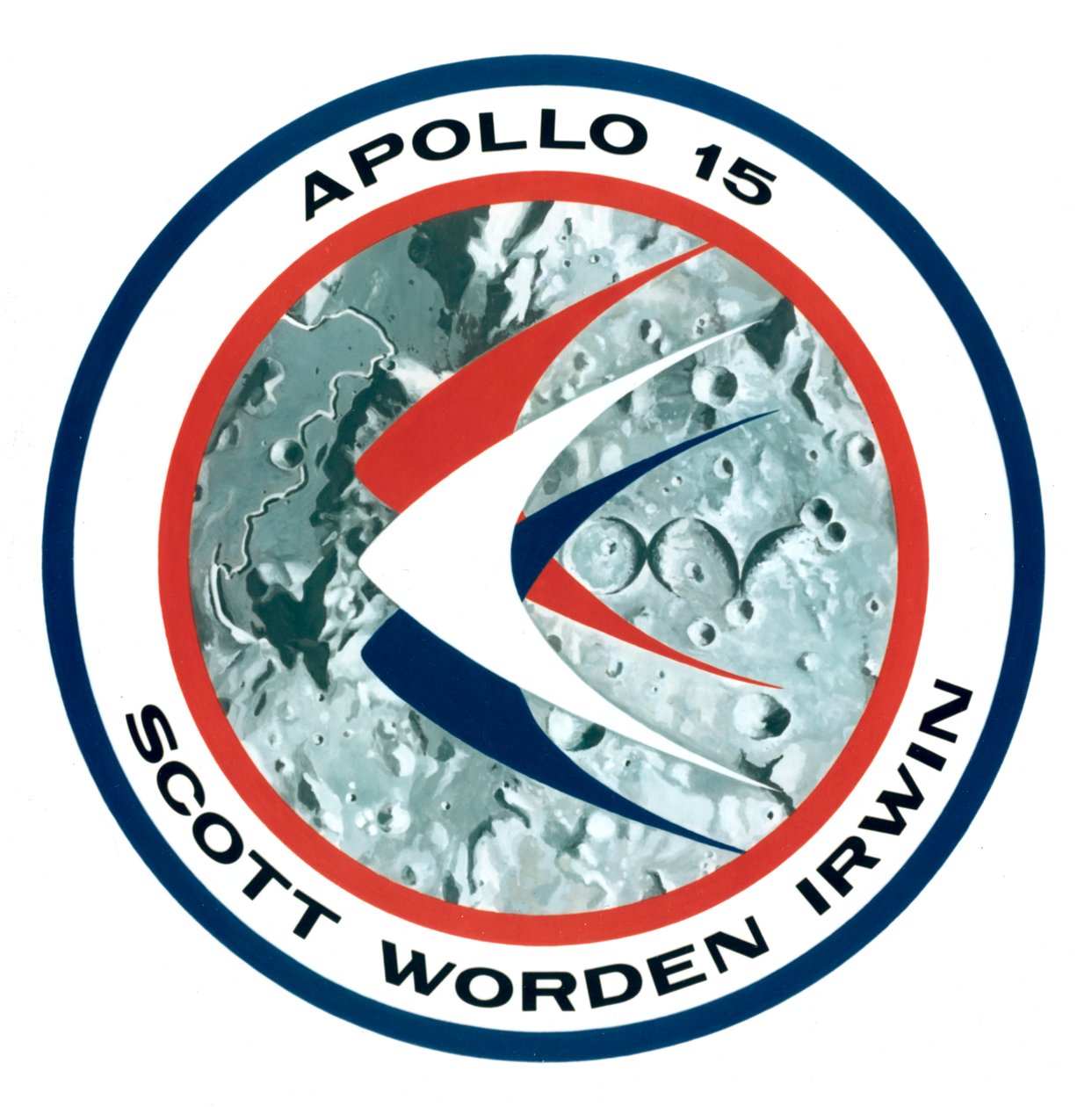 Apollo 15 ay görevi amblemi, 1971. by NASA Images