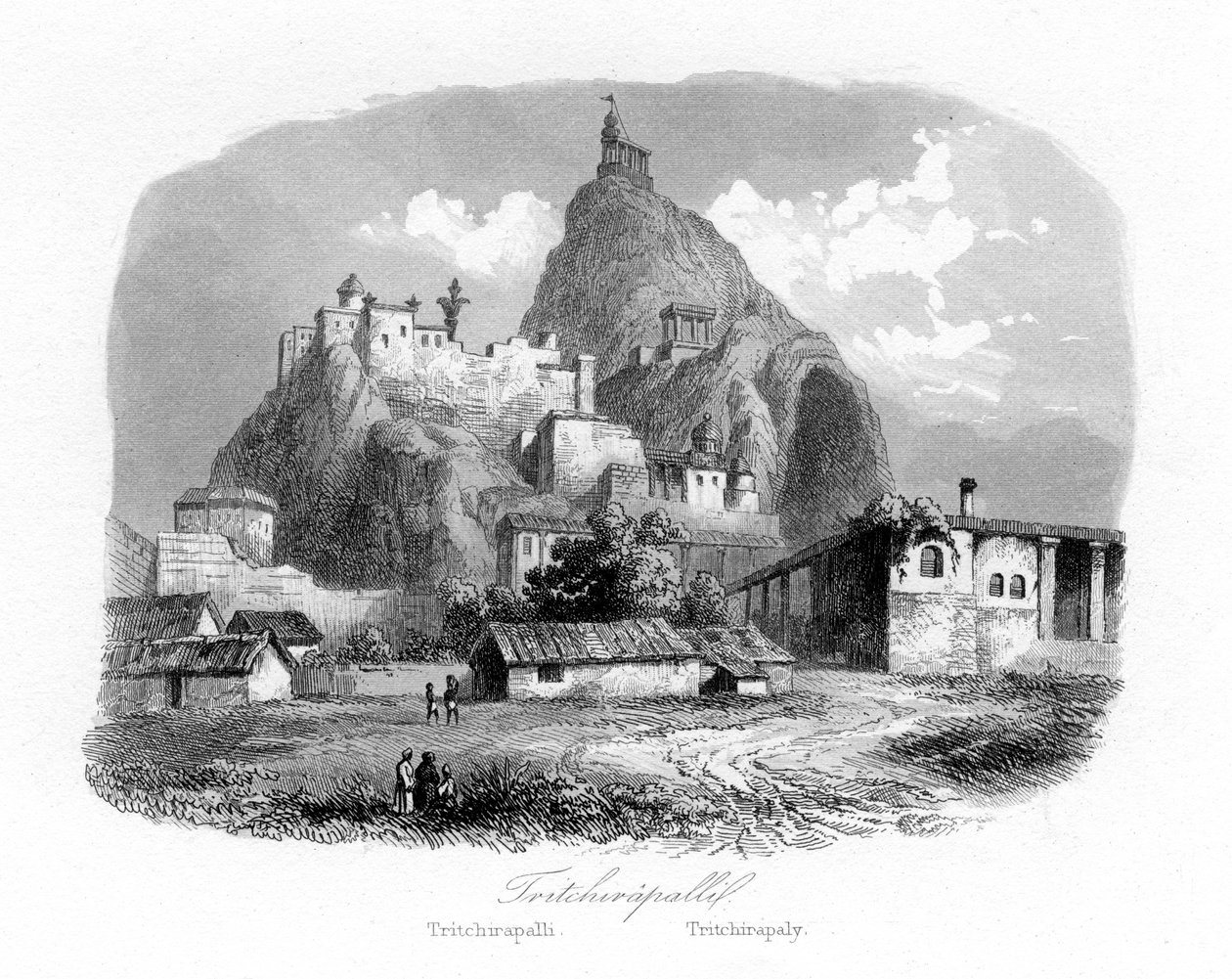 Tiruchirapalli, Hindistan, c1840 by N. Remond